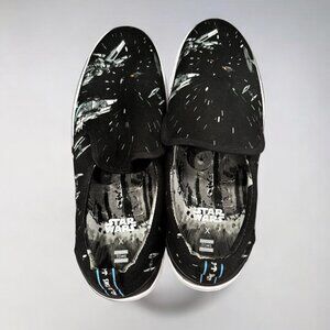 Star Wars Space Print Slip-On Sneakers by TOMS